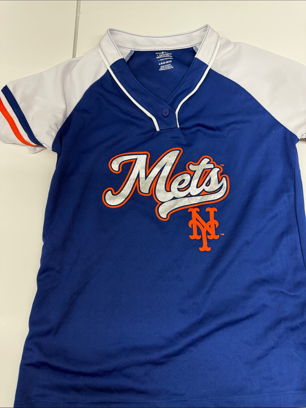 NEW Genuine MLB Mets Jersey Large